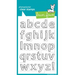 Lawn Fawn Quinn's ABCs LOWERCASE stamp set